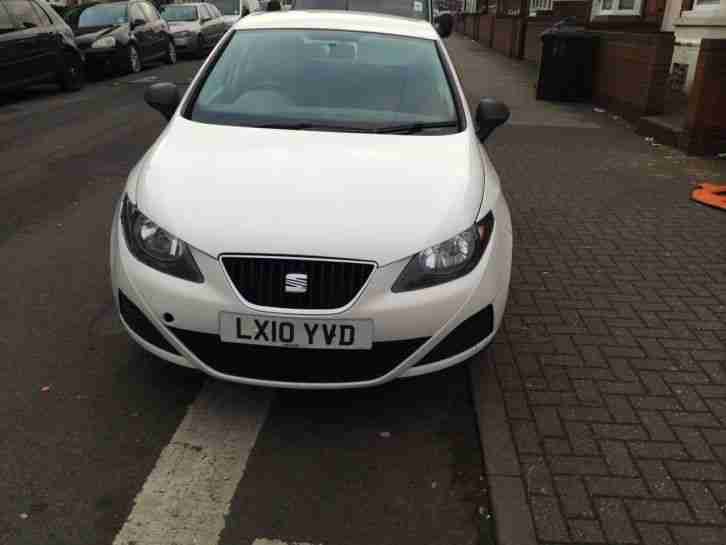 2010 SEAT IBIZA S A/C WHITE