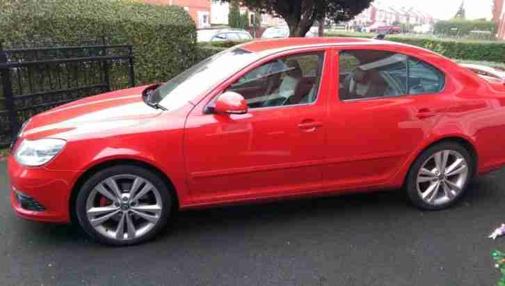 2010 SKODA OCTAVIA vRS 2.0 TFSI PETROL TURBO RED MOTORWAY MILES 170K SAT NAV