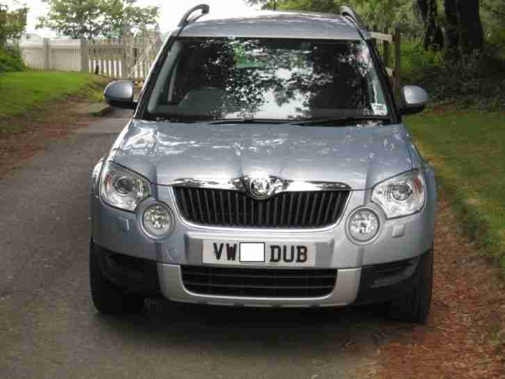 Skoda YETI. Skoda car from United Kingdom