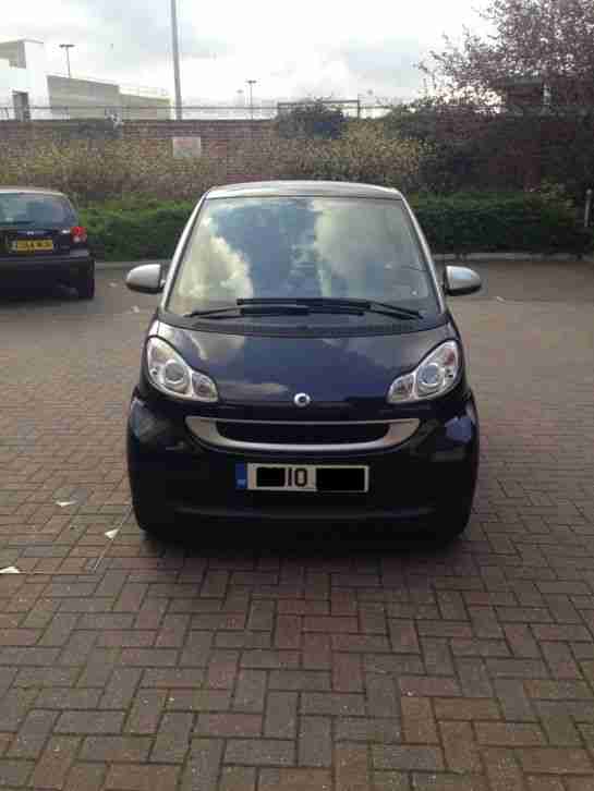 2010 SMART FORTWO PASSION MHD AUTO BLACK + BIKE SKI RACK & WINTER TYRES