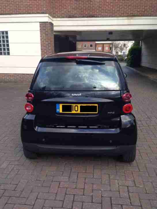 2010 SMART FORTWO PASSION MHD AUTO BLACK + BIKE/SKI RACK & WINTER TYRES