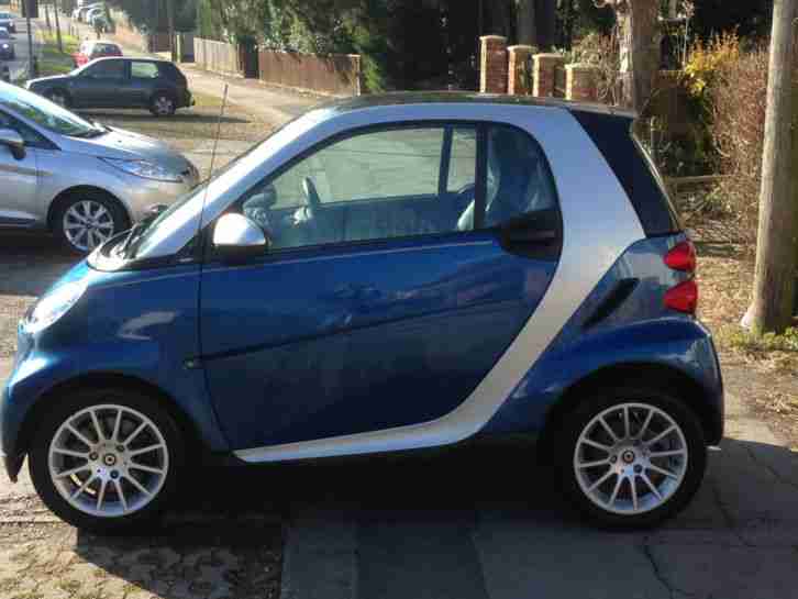 2010 SMART FORTWO PASSION MHD AUTO BLUE