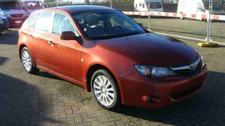 2010 SUBARU IMPREZA AWD LEFT HAND DRIVE LHD ORANGE MANUAL PETROL 5DR