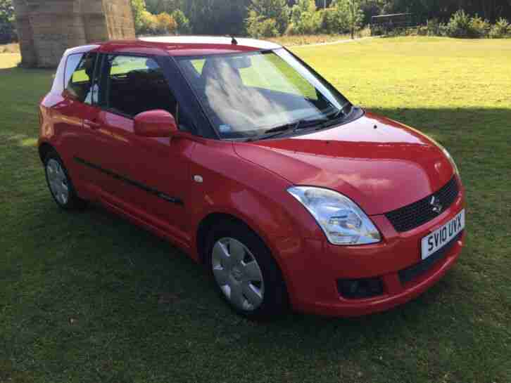 2010 Suzuki swift SZ3 1.3 3 door red