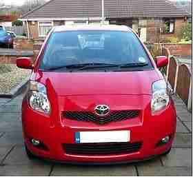 2010 TOYOTA YARIS TR VVT-I RED