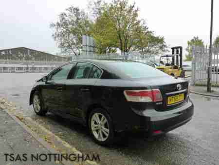2010 Toyota Avensis 2.2 D-4D 150 T4 Black Damaged Salvage CAT D