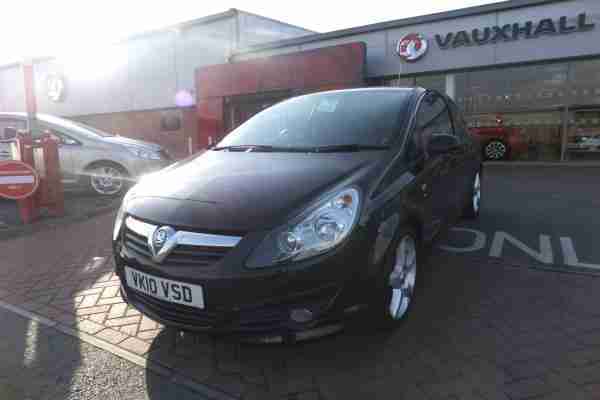 2010 Vauxhall Corsa SRi 1.4 16v VVT 3DR - Autumn Event! Petrol Black Manual