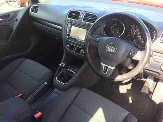 2010 Volkswagen Golf 1.6 TDI BlueMotion Tech Match Final Edition 5dr Diesel red