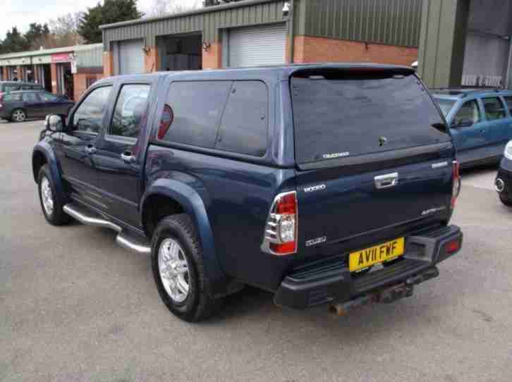 2011 11 ISUZU RODEO 2.5 TD RODEO DENVER MAX DCB 1D 135 BHP DIESEL