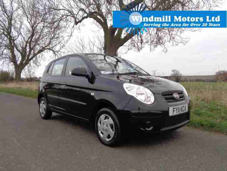 2011/11 KIA Picanto 1.0 1 5dr black + £30 ROAD TAX - IDEAL 1ST CAR +