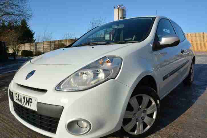 2011 11 RENAULT CLIO BIZU 1.1 3 DOOR*LOW MILEAGE*ONLY 57,000 MILES*OCTOBER MOT*