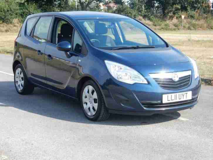 2011 11 VAUXHALL MERIVA 1.7 EXCLUSIV CDTI 5D AUTO 99 BHP DIESEL