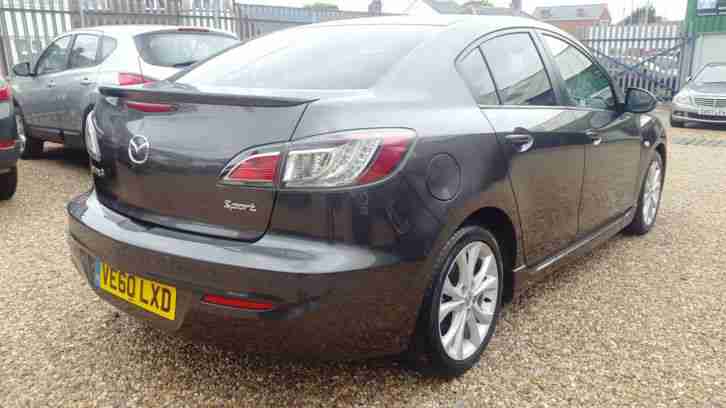2011 60 REG MAZDA 3 2.2D SPORT, FMSH,SAT NAV,BLACK LEATHERS, BLUETOOTH,PARK AID