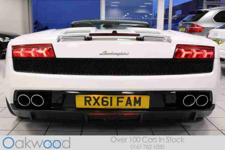 2011 61 LAMBORGHINI GALLARDO 5.2 LP 560-4 SPYDER 2D 560 BHP