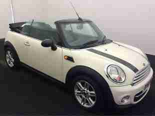 2011 61 Mini Cooper D Convertible 1.6 Manual Diesel White