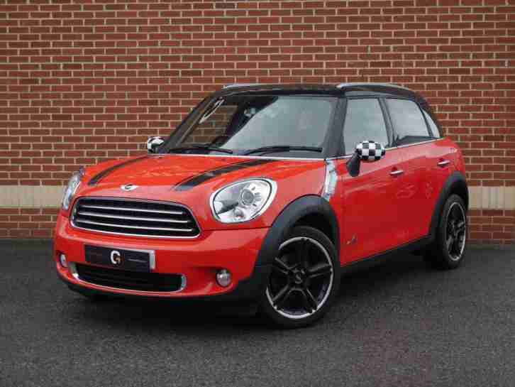 2011 61 Mini Countryman 1.6 Cooper D Chili ALL4 5dr (Red, Diesel)