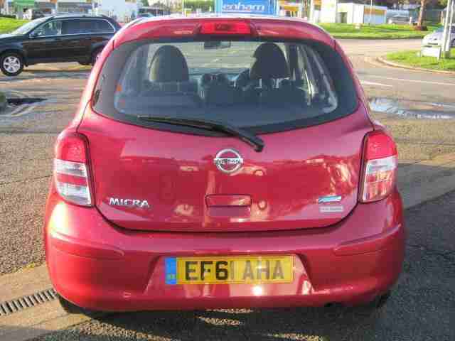 2011 61 NISSAN MICRA 1.2 ACENTA 5D AUTO 79 BHP