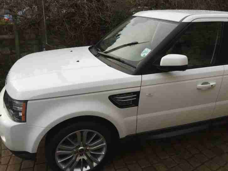 2011/61 RANGE ROVER SPORT 3000CC 255BHP SDV6 WHITE STUNNING 22K MILES FROM NEW