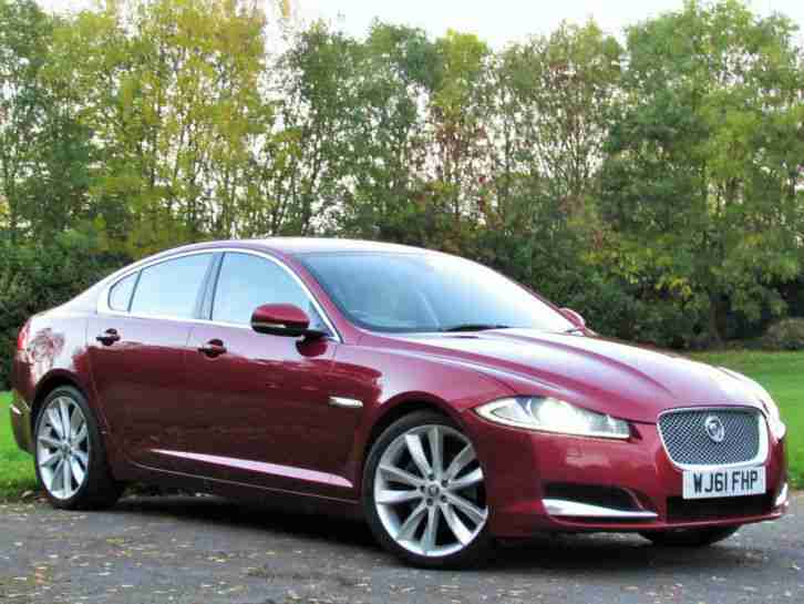 2011 61 REG JAGUAR XF PORTFOLIO D AUTO RED FACELIFT BARGAIN HUGE SPEC