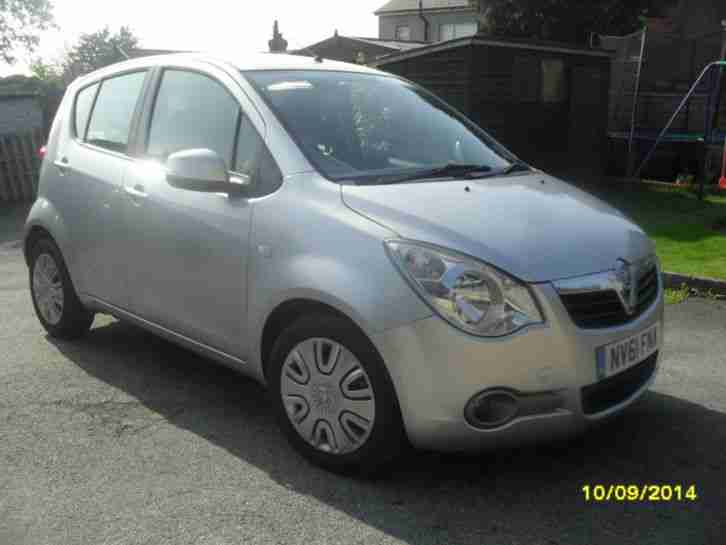 2011, 61 REG VAUXHALL AGILA S AC ECOFLEX SILVER CAT D