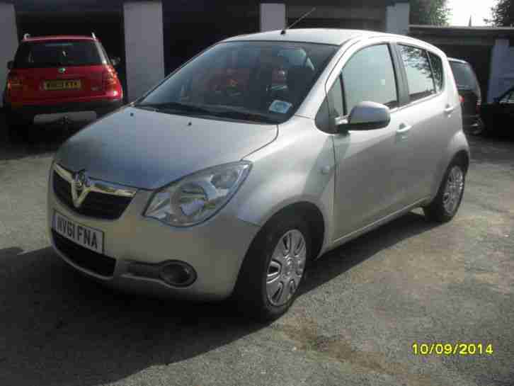 2011, 61 REG VAUXHALL AGILA S AC ECOFLEX SILVER CAT D