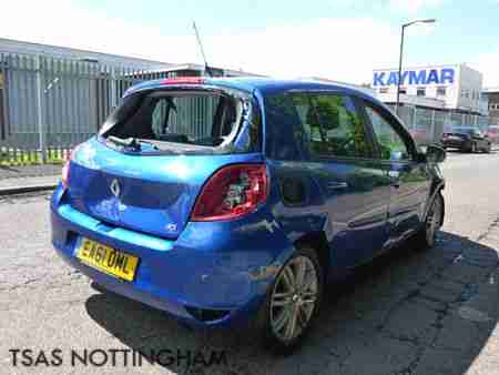 2011 *61* Renault Clio 1.5 DCi 88 Dynamique Tom Tom Damaged Salvage