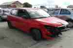 2011 61 FABIA S 12V RED DAMAGED