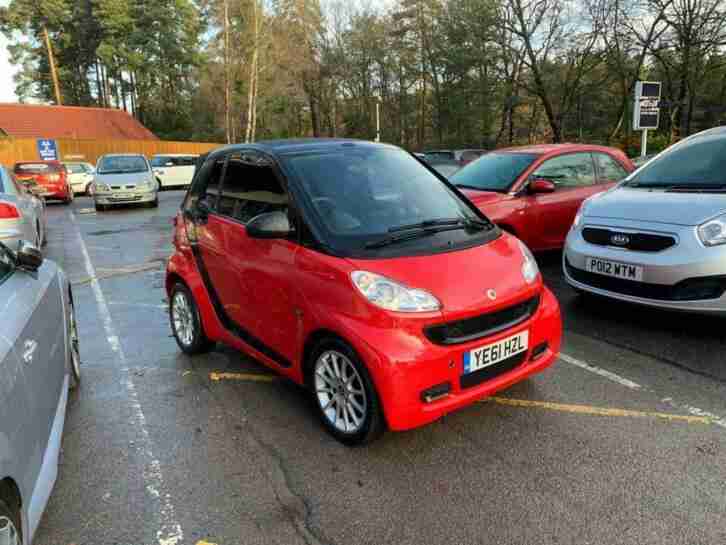 2011 61 SMART FORTWO CABRIO 1.0 PASSION 2D 84 BHP