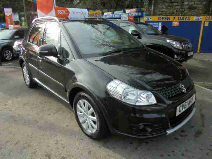 2011 61 SUZUKI SX4 1.6 X EC IN BLACK # 2 OWNERS JUST 40000 MLS FSH #