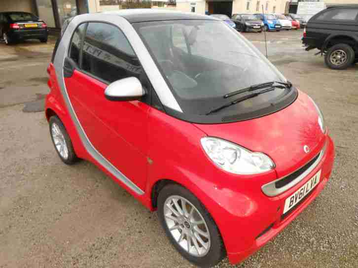 2011 '61' Smart fortwo 1.0mhd 71bhp Passion LOW MILEAGE