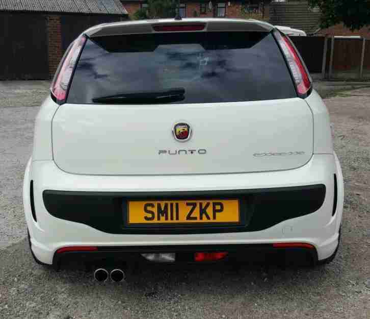 2011 ABARTH PUNTO EVO WHITE not VXR,ST,GTI Rare low miles ESSEESSE