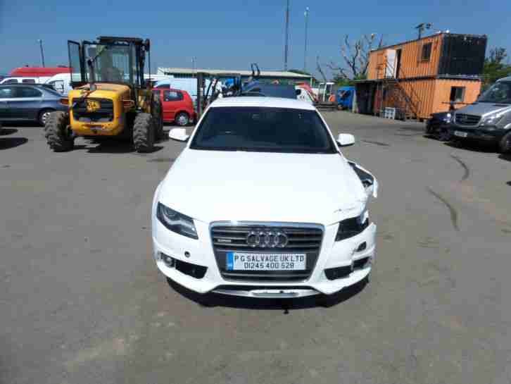 2011 AUDI A4 SLINE SP ED TDI CVT 143 2.0 DIESEL AUTO DAMAGED REPAIRABLE SALVAGE