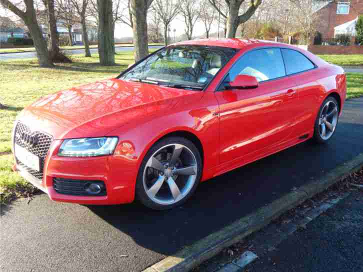 2011 AUDI A5 COUPE 2.0 TDI BLACK EDITION START STOP MISANO RED