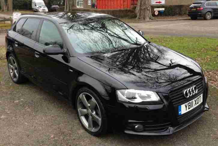 2011 Audi A3 2.0TDi S Line Black Edition Bluetooth Bose LED Xenons
