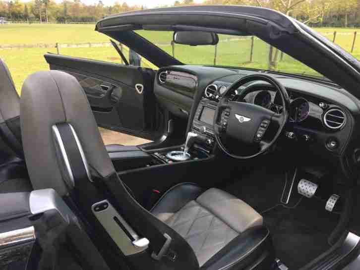 2011 BENTLEY CONTINENTAL GTC SERIES 51 BLACK/BLACK/GREY 43K MLS FBSH STUNNING