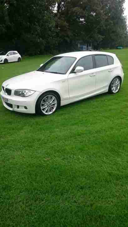 2011 BMW 120D M SPORT WHITE (177bhp) not 3series,golf or a3 may px cheap car
