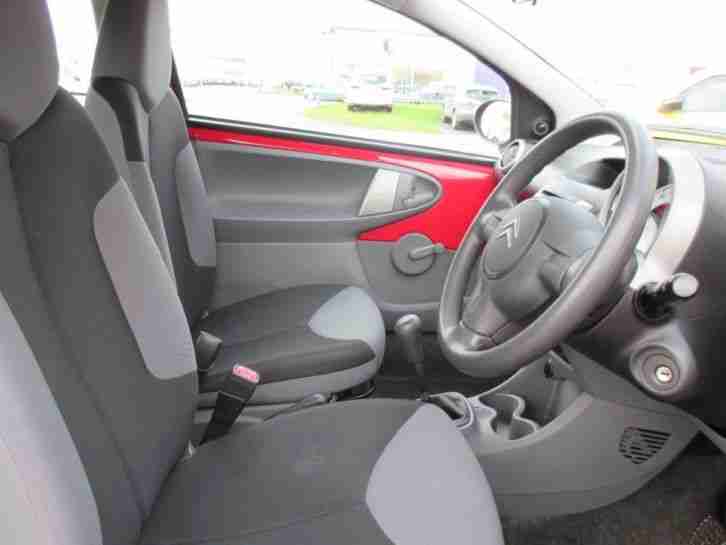 2011 Citroen C1 1.0i VT 3Dr Petrol Red Manual