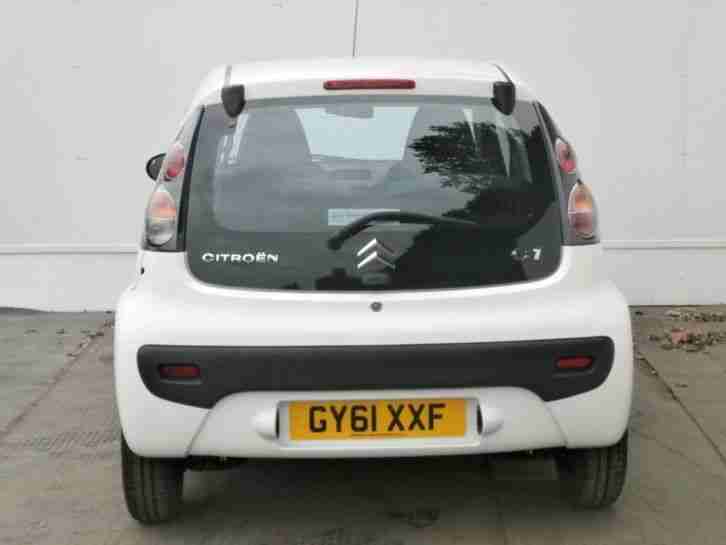 2011 Citroen C1 1.0i VT 3dr Petrol White Manual