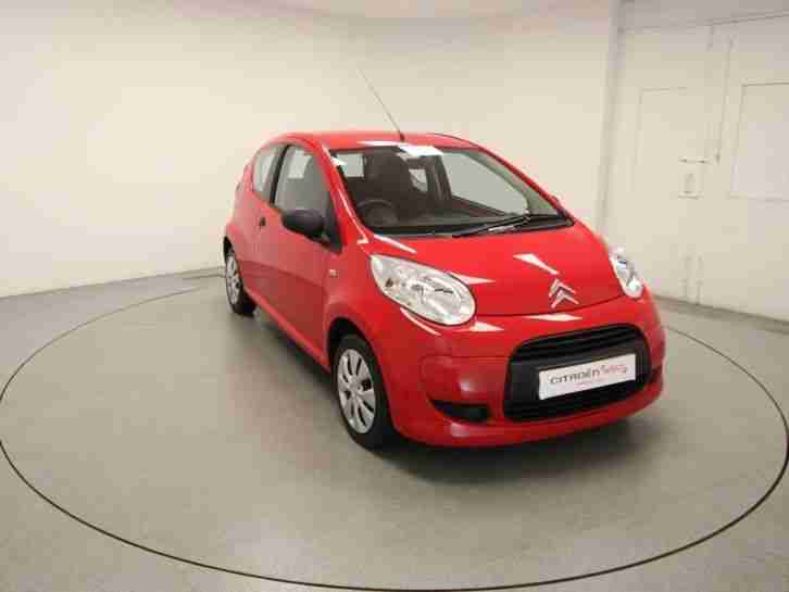 2011 Citroen C1 3dr Hat 1.0i 68 Vt Petrol Red Manual