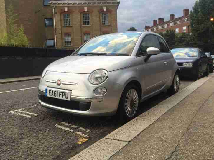 2011 FIAT 500 LOUNGE S-A SILVER