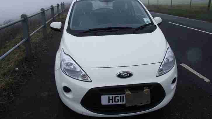 2011 FORD KA EDGE WHITE
