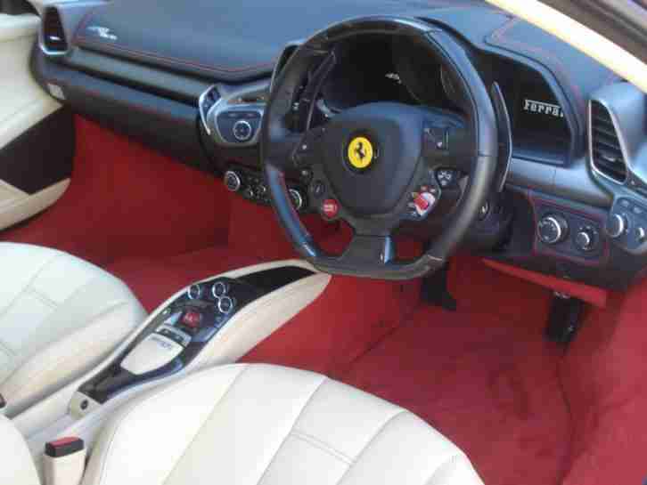 2011 Ferrari 458 ITALIA DCT Petrol red Semi Auto