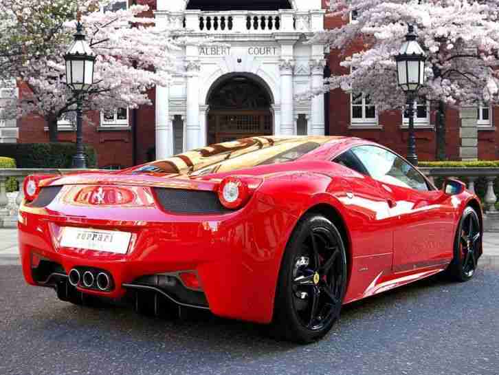 2011 Ferrari 458 Italia 2011/11 Petrol Red F1 DCT