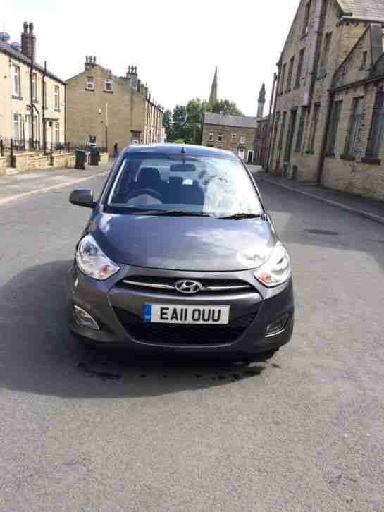 2011 HYUNDAI I10 ACTIVE 5 SPD MANUAL 5 DOOR GREY DAMAGED SALVAGE REPAIRABLE