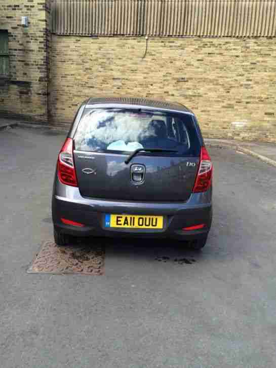 2011 HYUNDAI I10 ACTIVE 5 SPD MANUAL 5 DOOR GREY DAMAGED SALVAGE REPAIRABLE