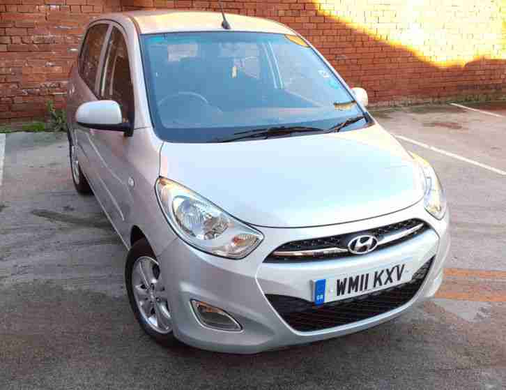 2011 HYUNDAI I10 ACTIVE SILVER £20 TAX 8 MONTHS MOT 1 FORMER KEEP FSH HYUNDAI
