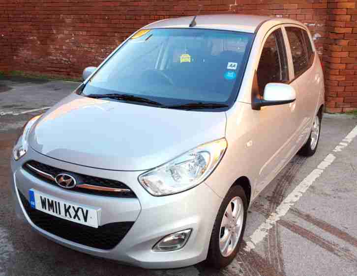 2011 HYUNDAI I10 ACTIVE SILVER £20 TAX 8 MONTHS MOT 1 FORMER KEEP FSH HYUNDAI