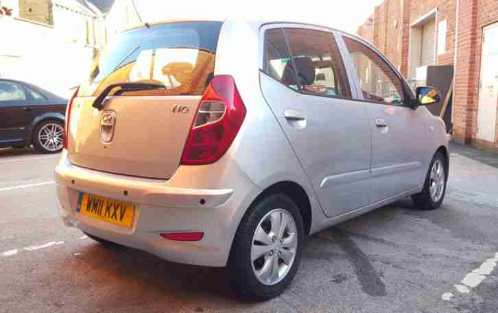 2011 HYUNDAI I10 ACTIVE SILVER £20 TAX 8 MONTHS MOT 1 FORMER KEEP FSH HYUNDAI