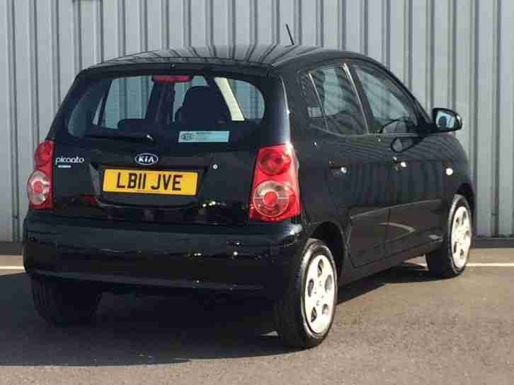 2011 Kia Picanto 1.1 Domino 5dr Petrol Black Manual
