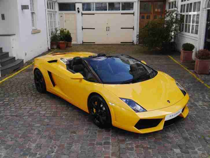 2011 Lamborghini Gallardo LP 560-4 SPYDER 2011/11 Petrol yellow Manual